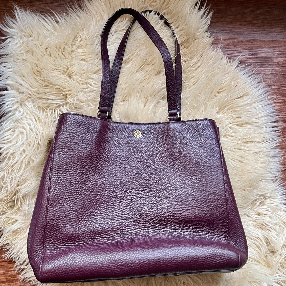 Dagne Dover Oxblood Allyn Tote Medium